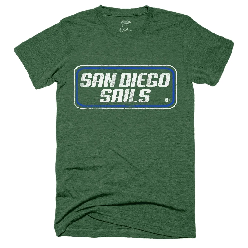 1975 San Diego Sails Wordmark Tee