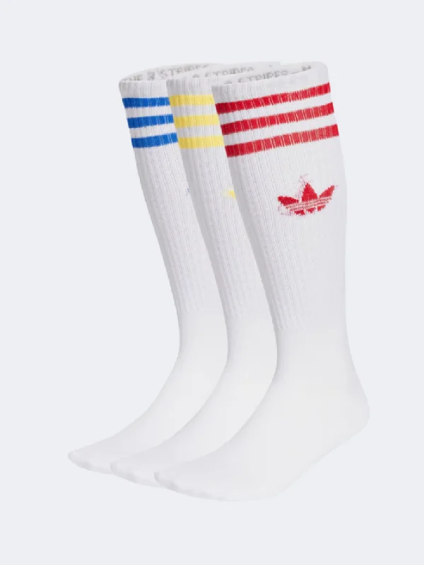 Adidas High Unisex Original Sock White/Blue/Spark