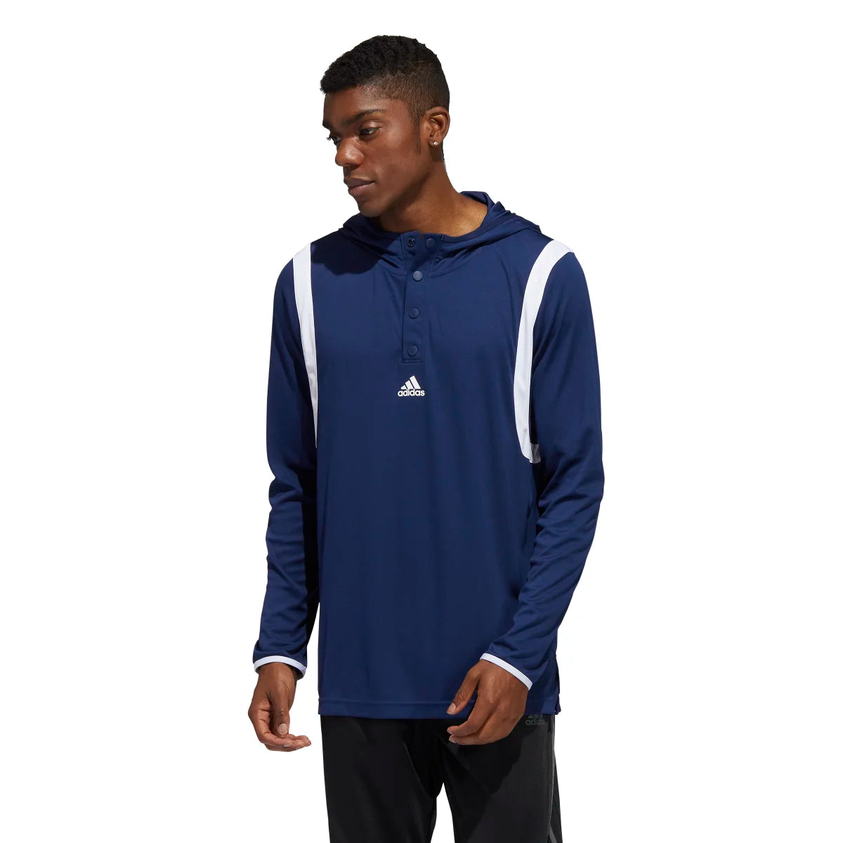 adidas Men's Basketball Icon Pulse Hooded Shooter Tee (Tall)