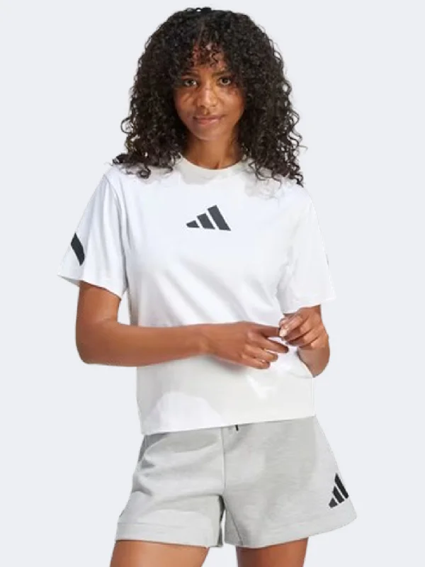 Adidas Z N E Women Sportswear T-Shirt White