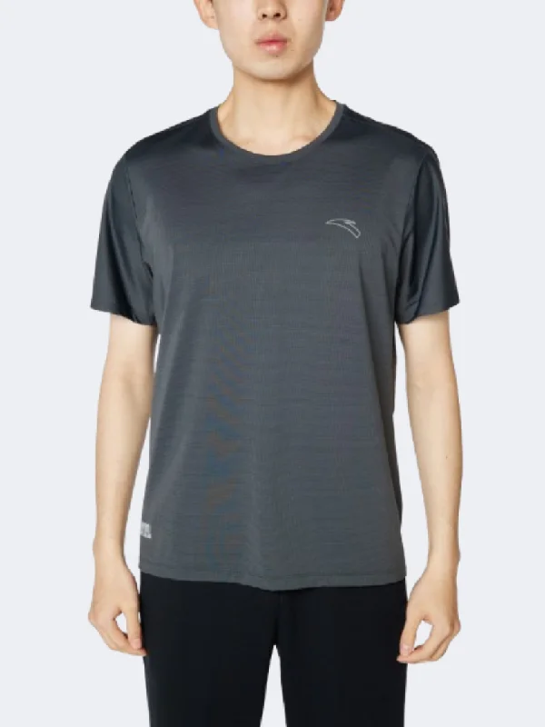 Anta Flow Light Men Running T-Shirt Dark Grey