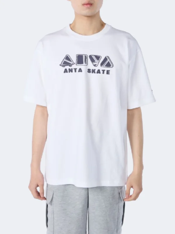 Anta Skate Men Lifestyle T-Shirt White