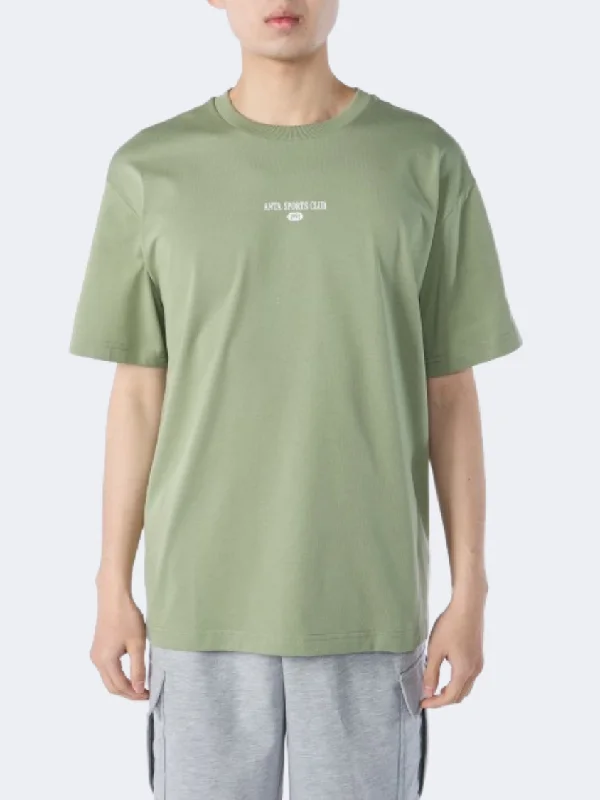 Anta Sports Club Men Lifestyle T-Shirt Green