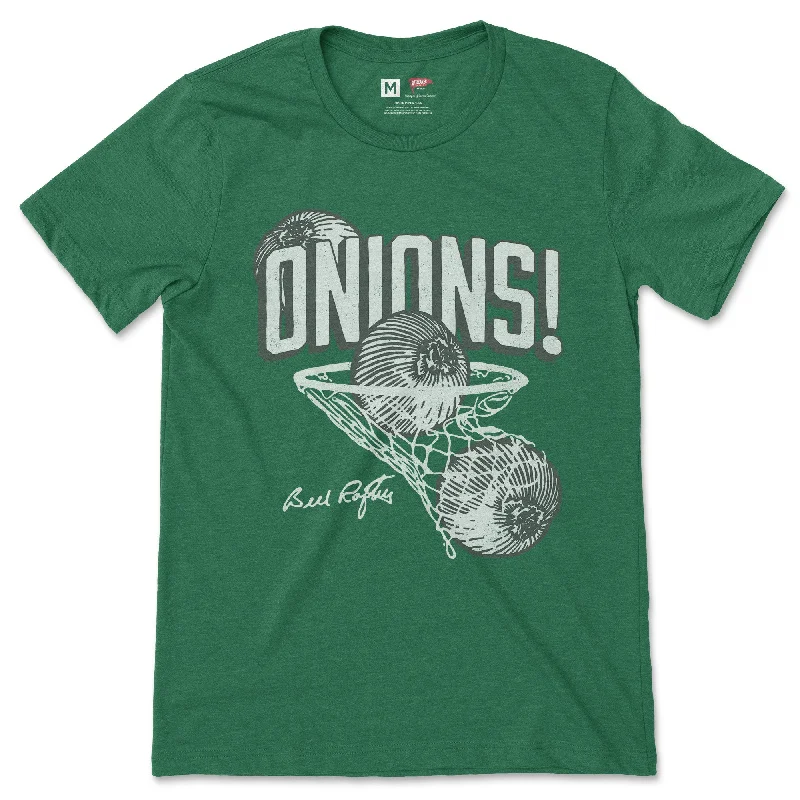 Bill Raftery Onions! Hoop Tee Green