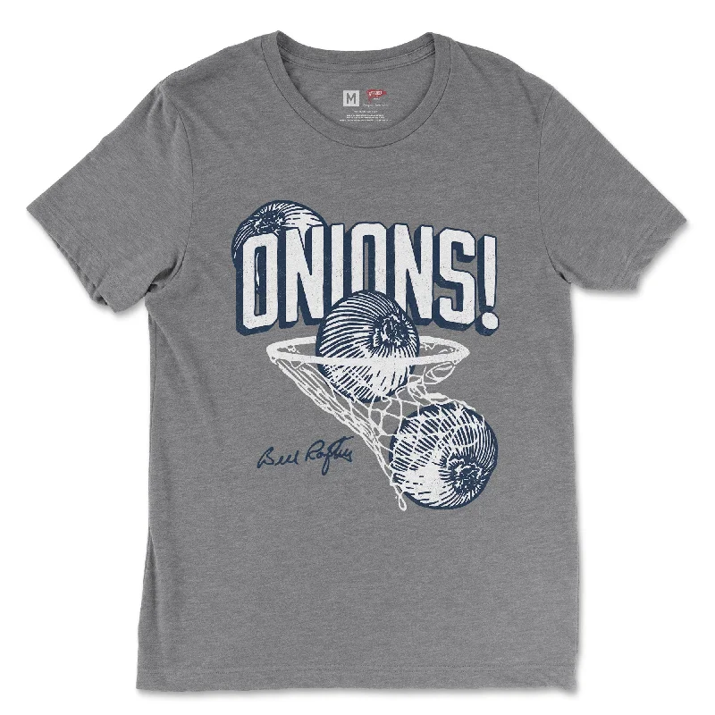 Bill Raftery Onions! Hoop Tee White & Navy