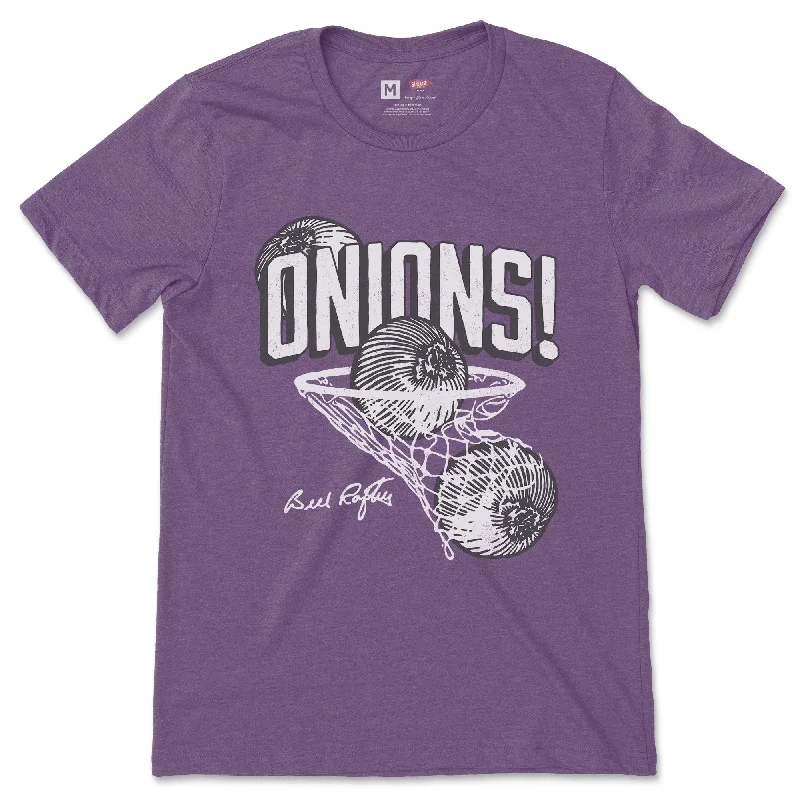 Bill Raftery Onions! Hoop Tee Purple