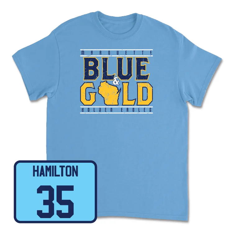 Championship Blue Men's Basketball State Tee - Caedin Hamilton