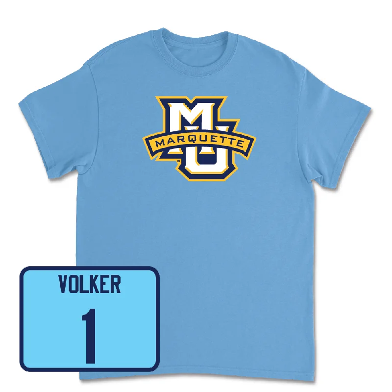 Championship Blue Women's Basketball Marquette Tee - Lee Volker