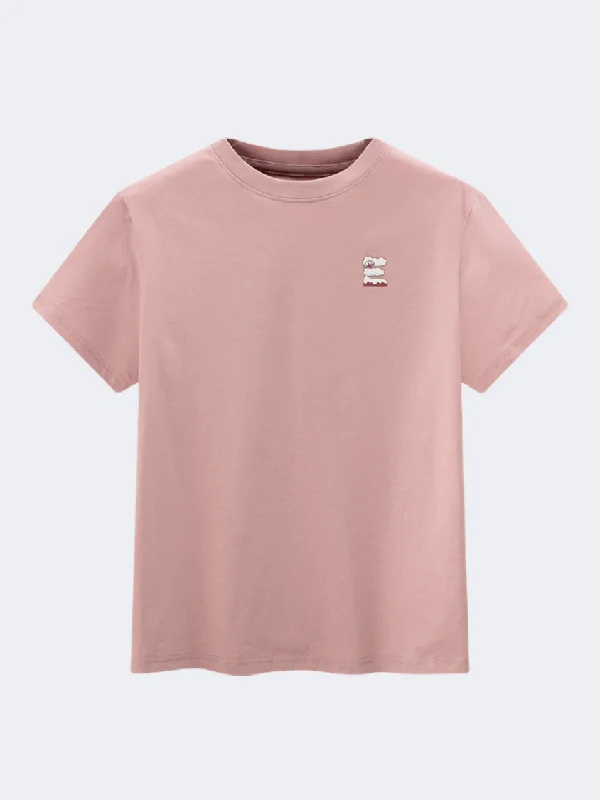 Erke Crew Women Lifestyle T-Shirt Smoke Pink