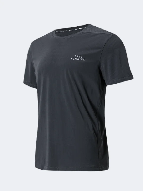 Erke Men Running T-Shirt Dark Grey