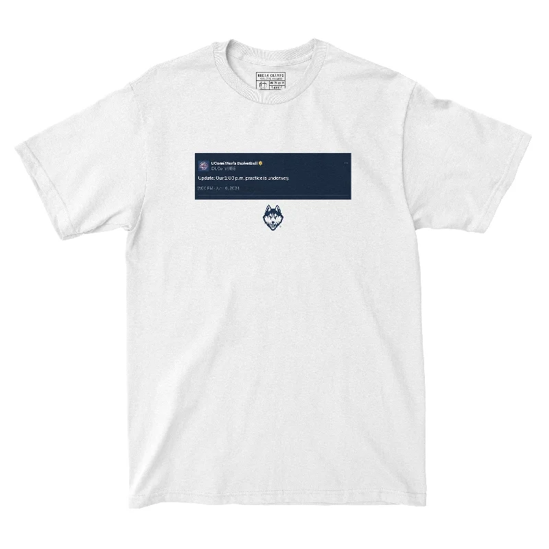 EXCLUSIVE: 'Practice Is Underway' White Comfort Colors Tee