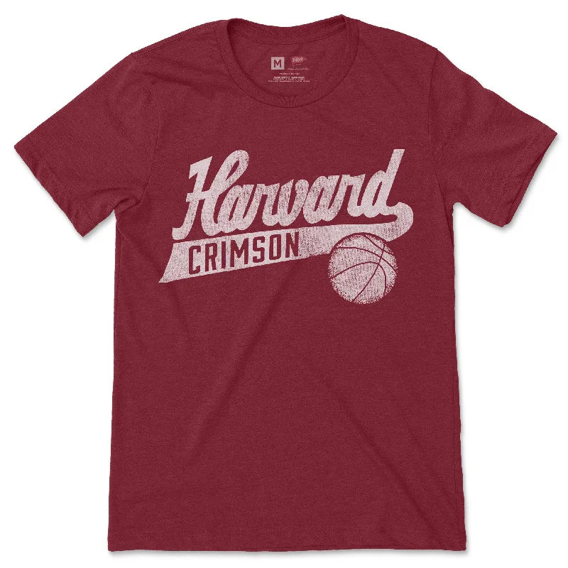 Harvard Vintage Basketball Script Tee