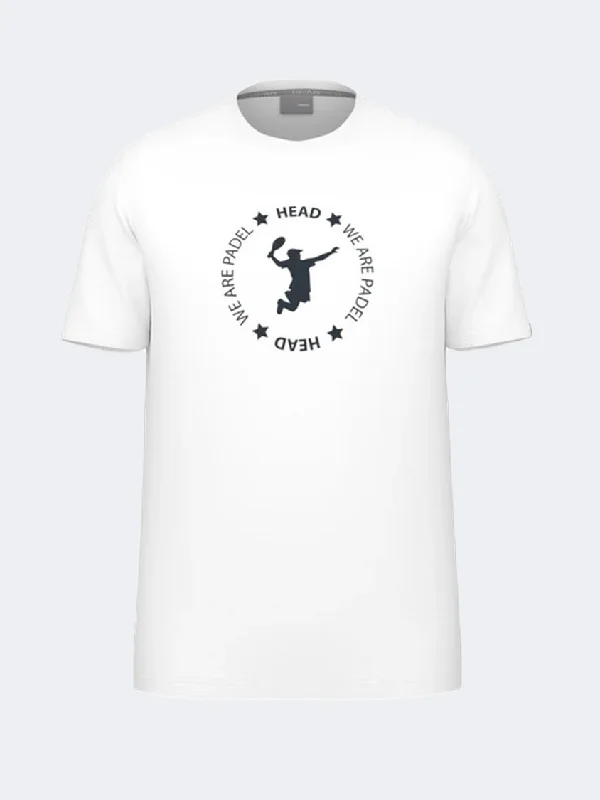 Head We Are Men Padel T-Shirt White