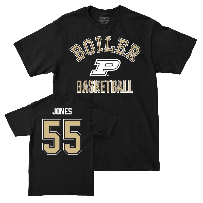 Men's Basketball Black Classic Tee - Lance Jones | #55