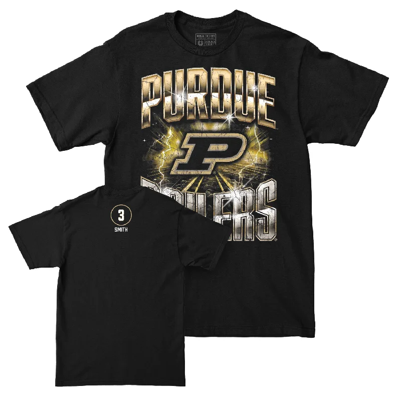 Men's Basketball Black Graphic Tee - Braden Smith | #3