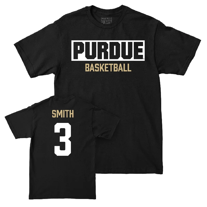 Men's Basketball Black Staple Tee - Braden Smith | #3