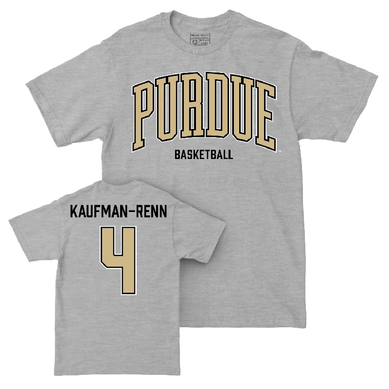 Men's Basketball Sport Grey Arch Tee - Trey Kaufman-Renn | #4