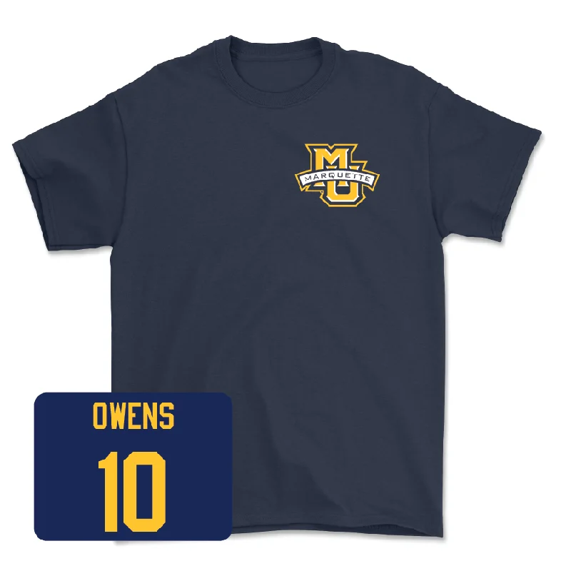 Navy Men's Basketball Classic Tee  - Damarius Owens