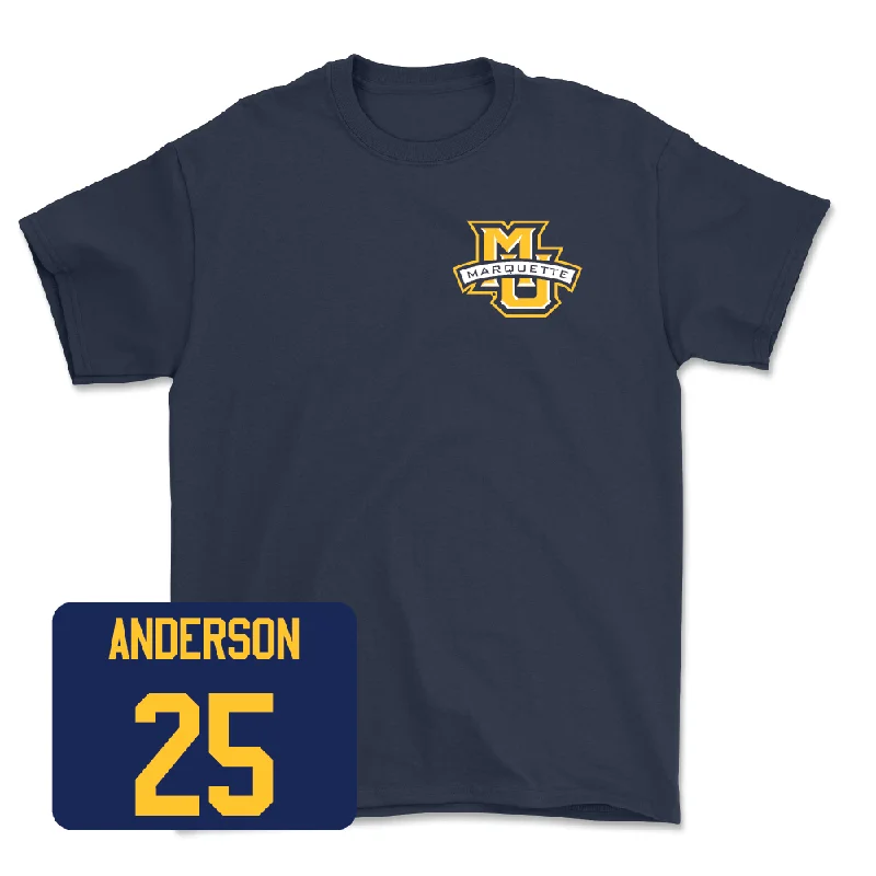 Navy Men's Basketball Classic Tee  - Jack Anderson