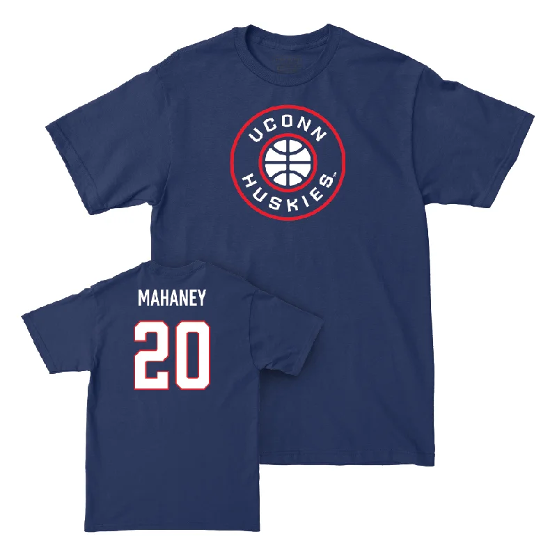 Navy Men's Basketball Hardwood Tee  - Aidan Mahaney