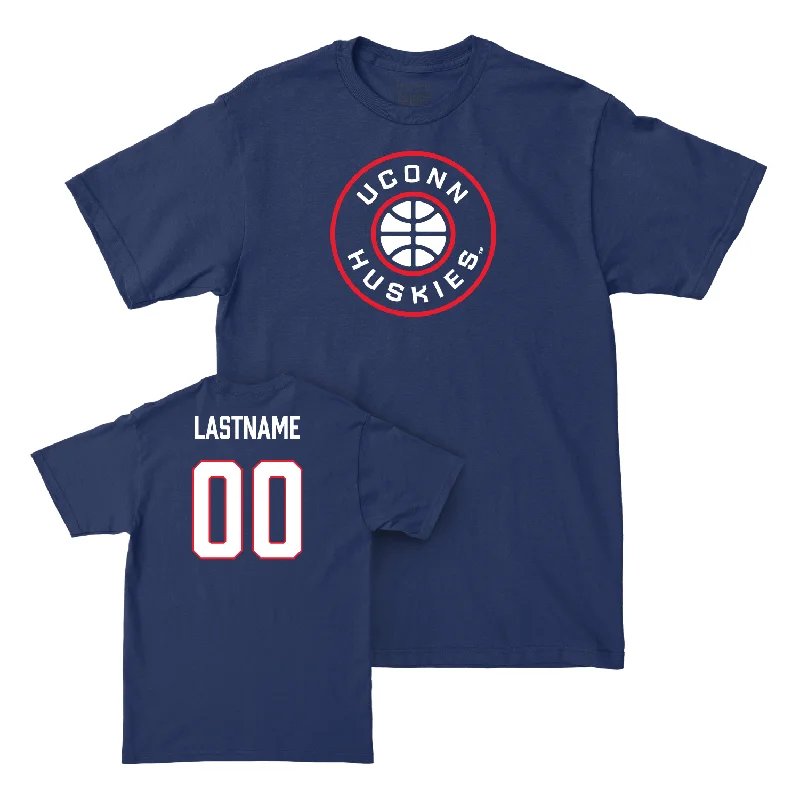 Navy Men's Basketball Hardwood Tee - Alex Karaban