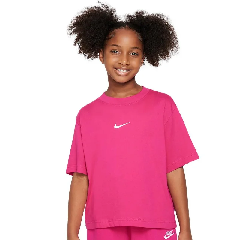 Nike Boxy Essential Tee SS Kids Fireberry Pink