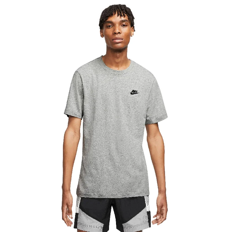 Nike Club Mens Tee Grey Heather