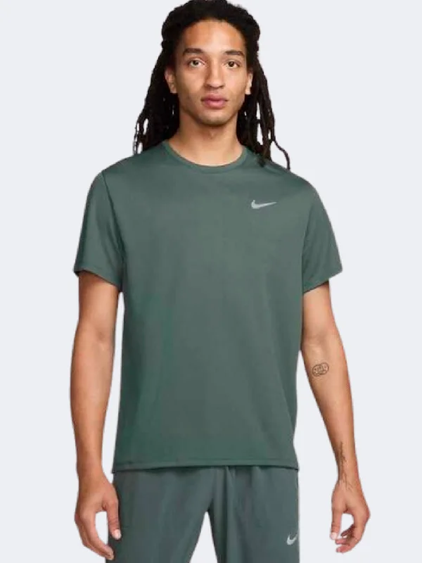 Nike Miler Men Running T-Shirt Green