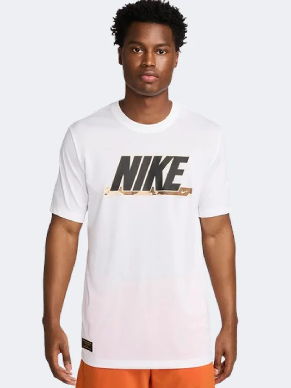 Nike Rlgd Camo Gfx Men Training T-Shirt White/Black/Brown