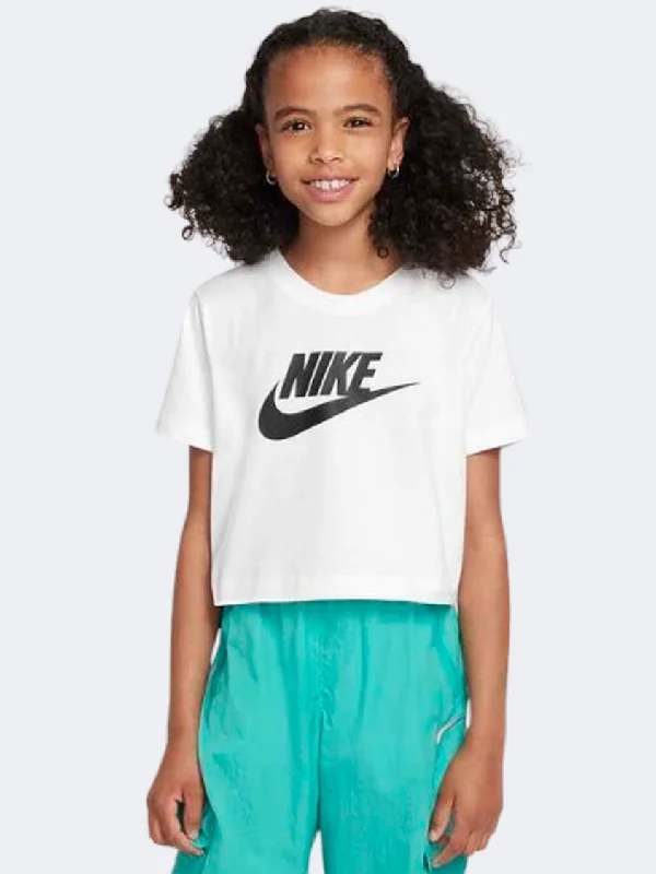 Nike Sportswear Futura Girls Lifestyle T-Shirt White/Black