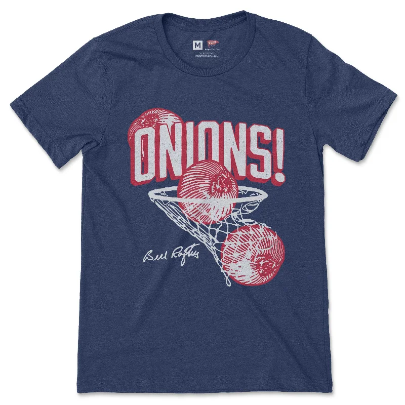 Bill Raftery Onions! Hoop Tee Navy & Red