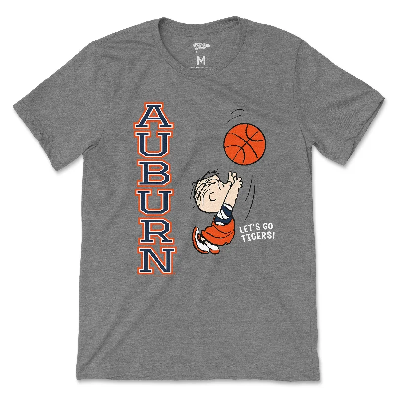 Peanuts x Auburn Basketball Tee