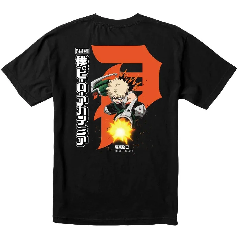 Primitive x My Hero Academia Katsuki Bakugo Tee Black