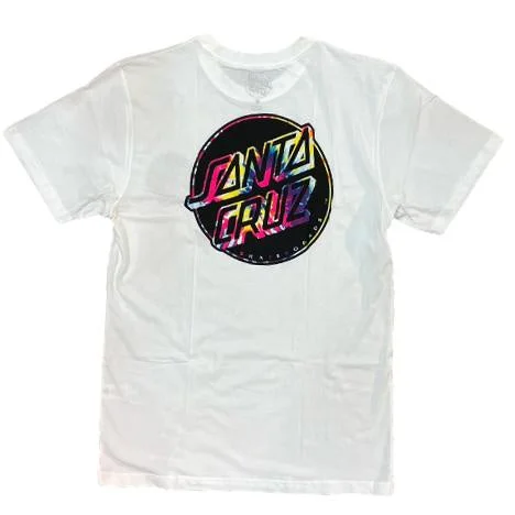 Santa Cruz Cali Dot Tee White