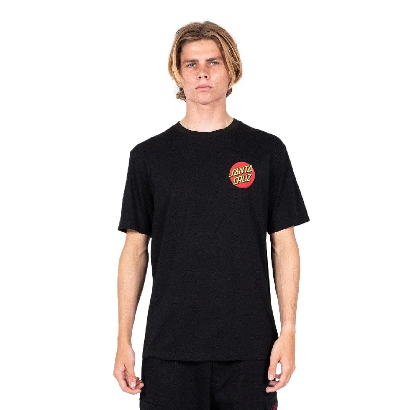 Santa Cruz Classic Dot T-Shirt Black