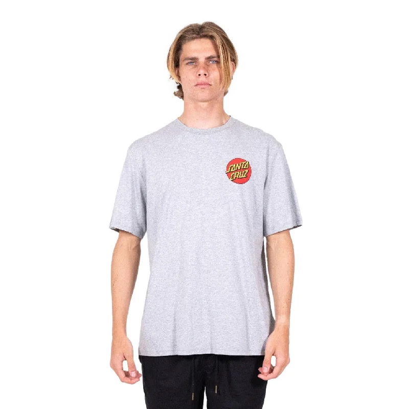 Santa Cruz Classic Dot T-Shirt Grey Heather