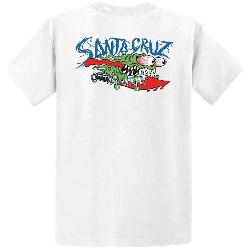 Santa Cruz Meek Slasher Youth Tee White