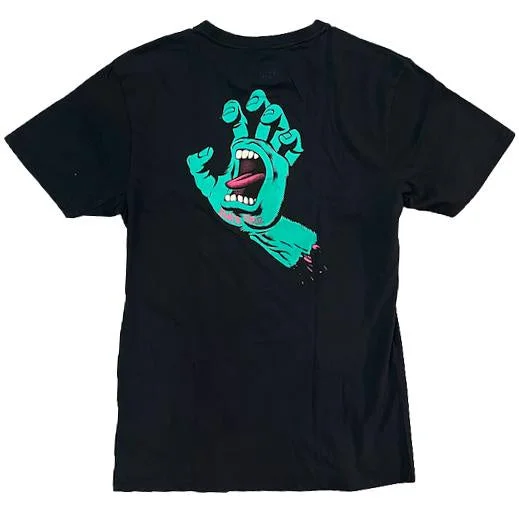 Santa Cruz Screaming Hand Tee Black Acid