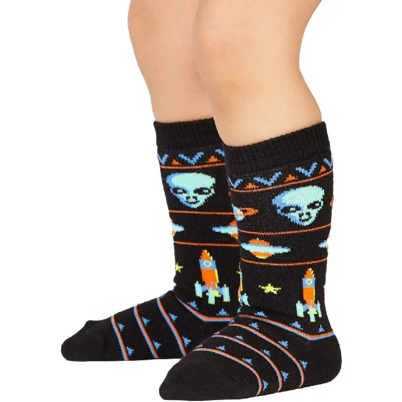 Sock it to Me Alien Sweater Toddler Knee High Socks