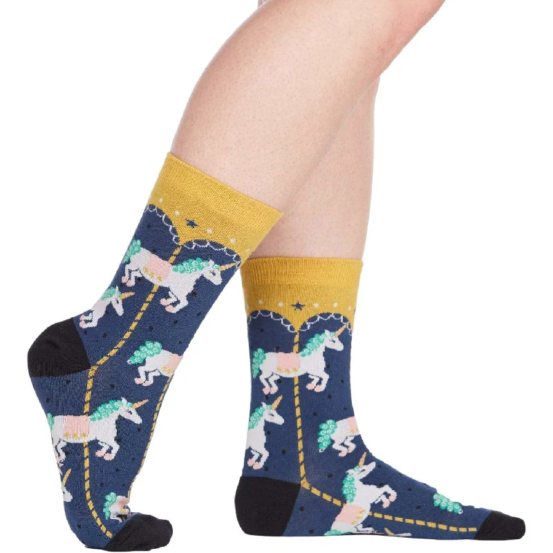 Sock it to Me Carousel Womens Crew Socks