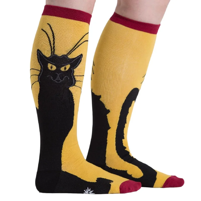 Sock it to Me Chat Noir Stretch Knee High Socks