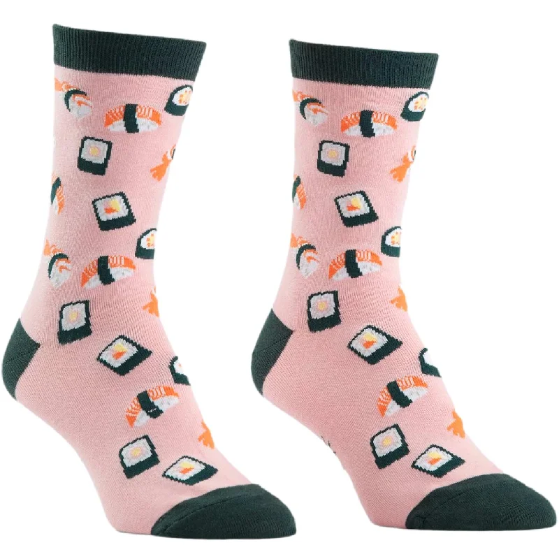 Sock it to Me Womens Sushi Womens Crew Socks