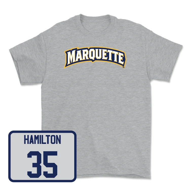 Sport Grey Men's Basketball Wordmark Tee - Caedin Hamilton