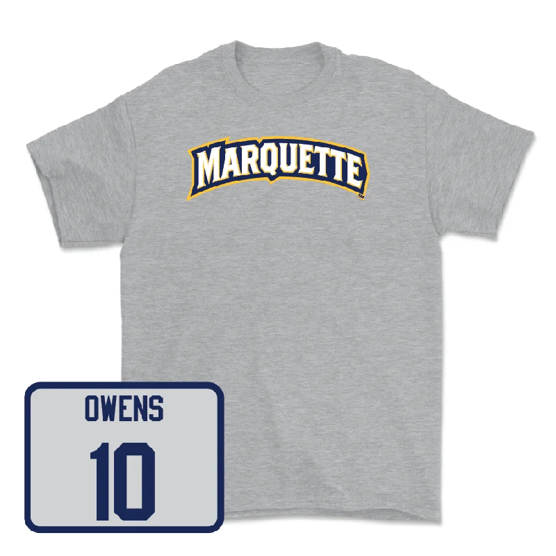 Sport Grey Men's Basketball Wordmark Tee  - Damarius Owens