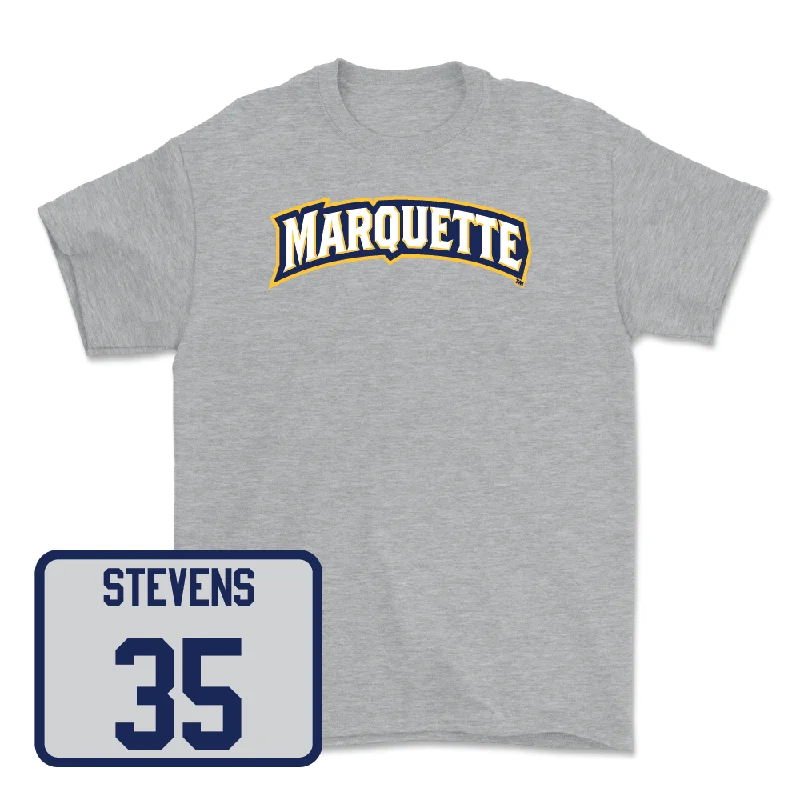 Sport Grey Women's Basketball Wordmark Tee - Aryelle Stevens