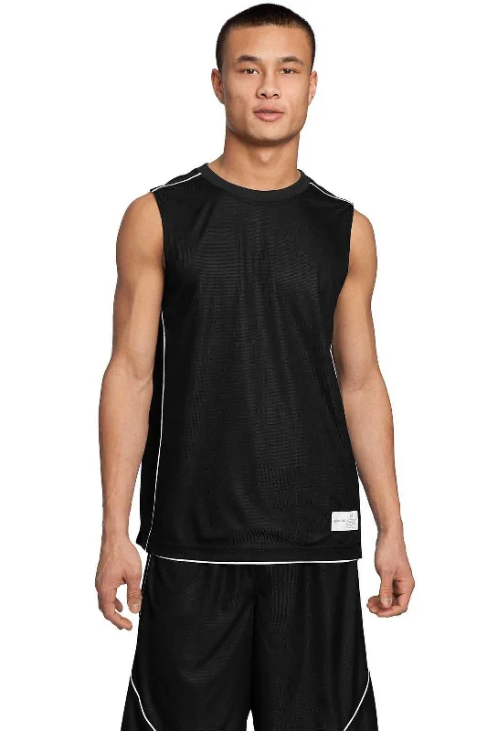 Sport-Tek T555 PosiCharge Mesh Reversible Sleeveless Tee - Black