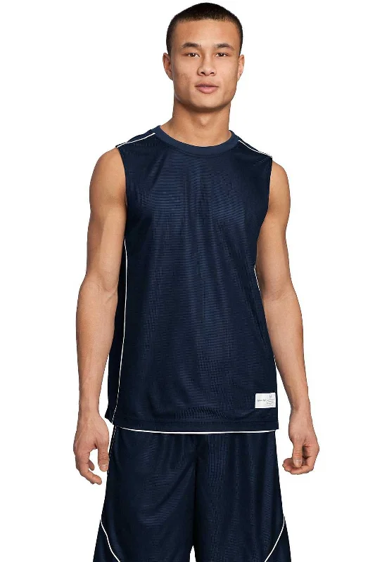 Sport-Tek T555 PosiCharge Mesh Reversible Sleeveless Tee - True Navy