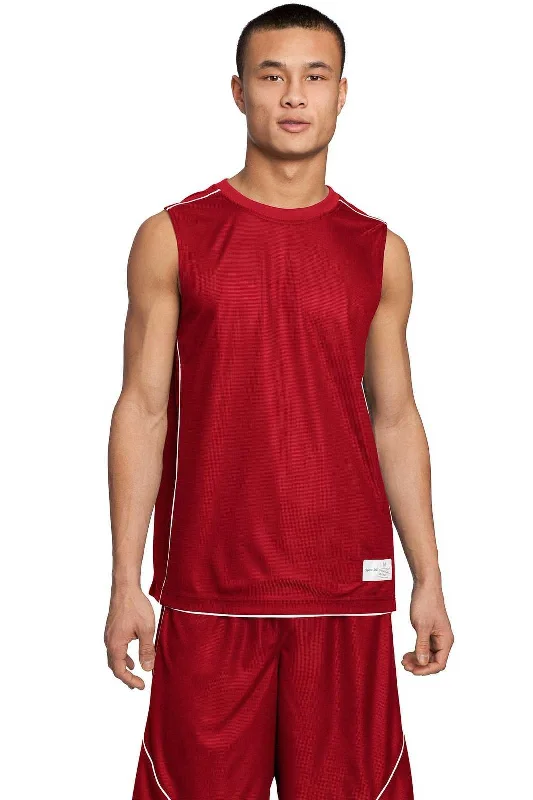 Sport-Tek T555 PosiCharge Mesh Reversible Sleeveless Tee - True Red