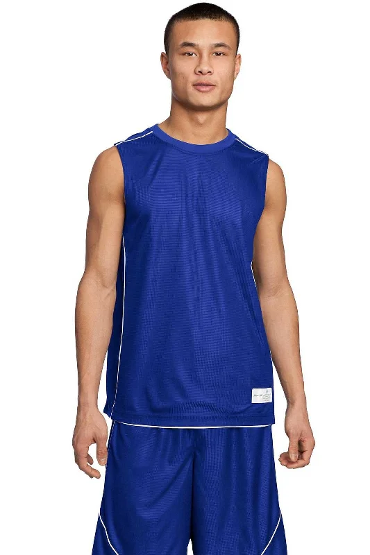 Sport-Tek T555 PosiCharge Mesh Reversible Sleeveless Tee - True Royal