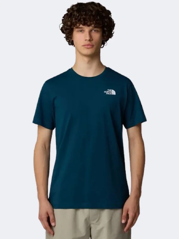 The North Face Vertical Men Lifestyle T-Shirt Midnight Petrol